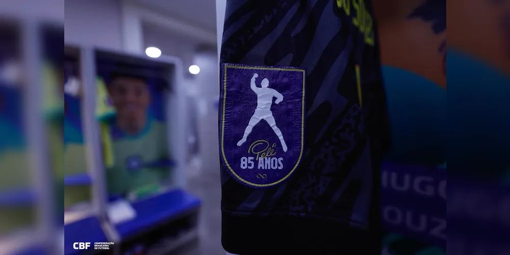 Patch de homenagens aos 85 anos do Rei Pelé