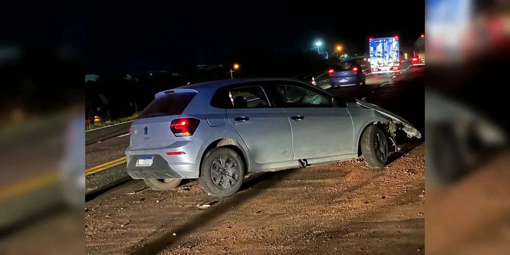 O Polo tinha placas de São Paulo, enquanto que o Chevrolet, de Ponta Grossa