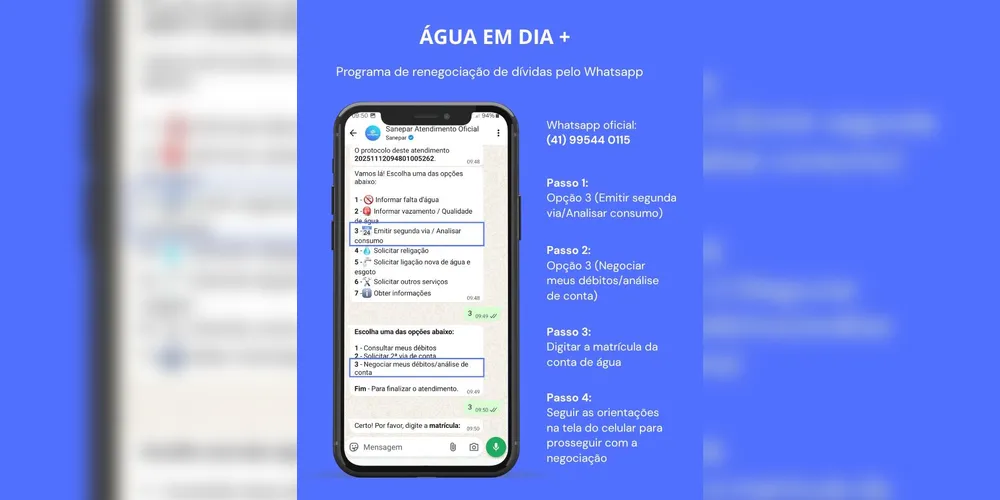 Passo a passo para renegociação de dívida