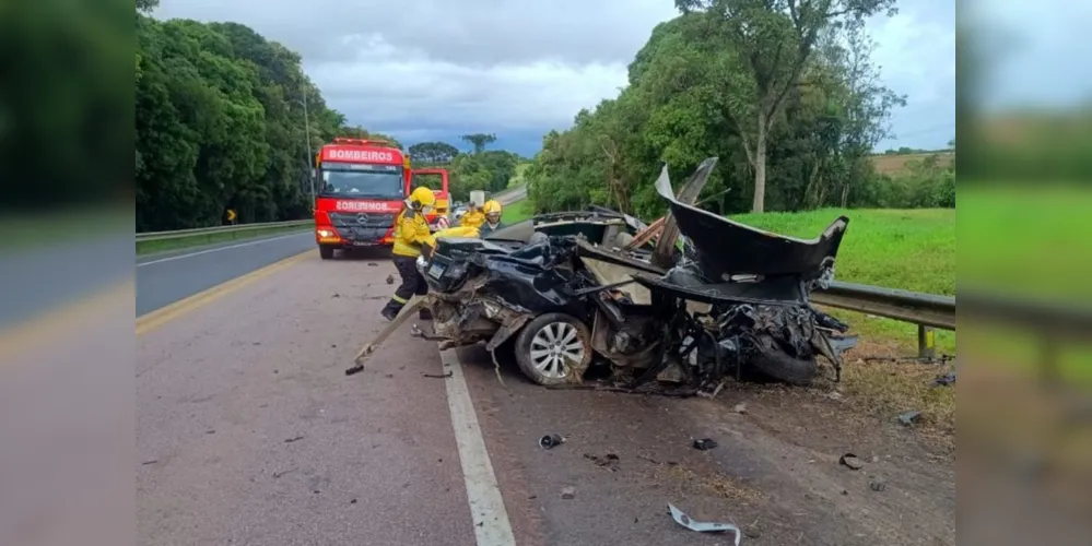 Chef curitibano bateu de frente contra uma carreta