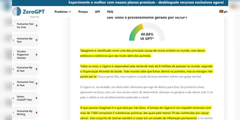 Imagem ilustrativa da imagem Campanhas alertam sobre o impacto do tabagismo na pele e nos dentes
