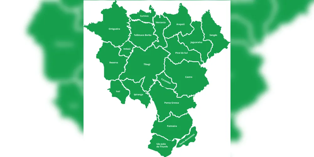 Os 19 municípios dos Campos Gerais foram beneficiados com recursos do Estado ao longo do ano