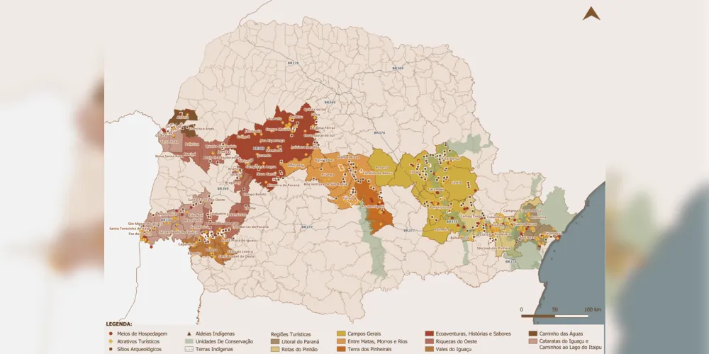 A iniciativa conecta o Paraná de leste a oeste por meio de trilhas de longo curso