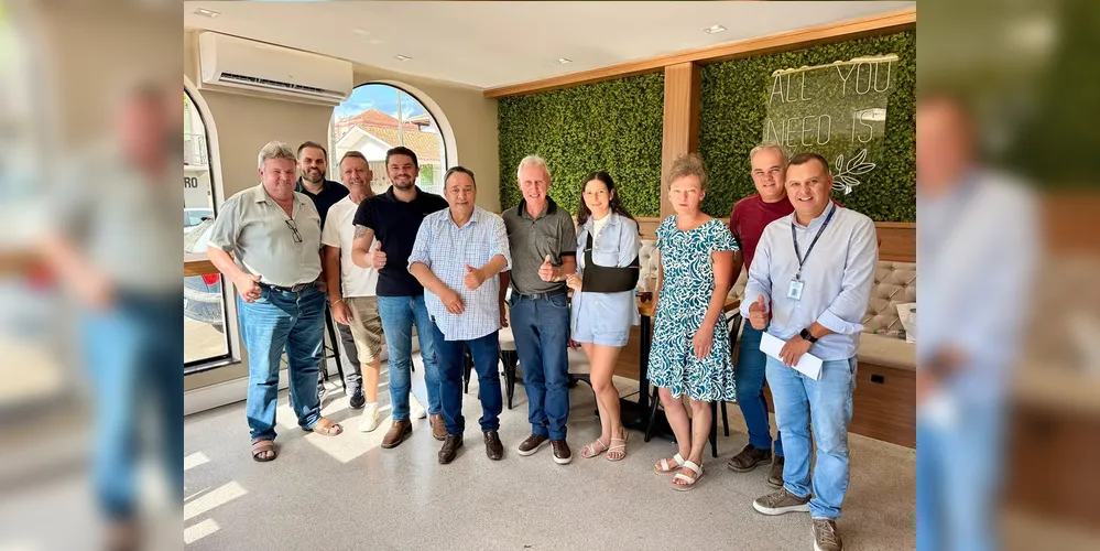 Bakri esteve em reunião com representantes da Prefeitura de Mallet