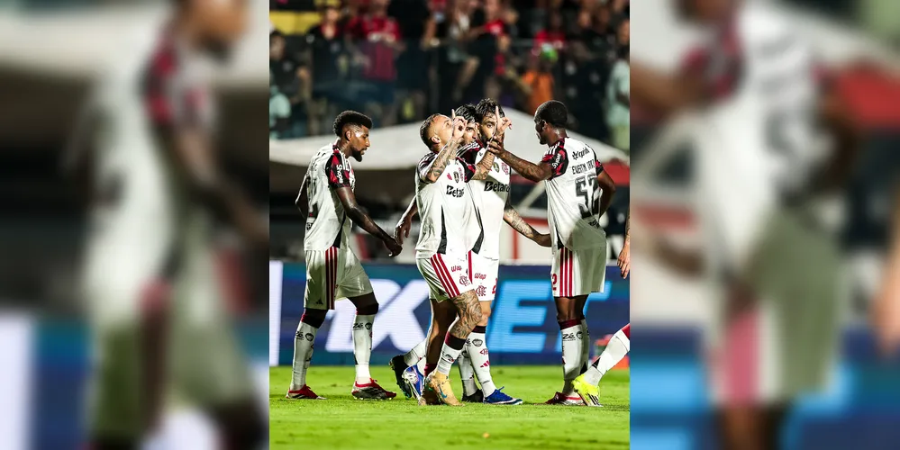 Flamengo derrotou o Vitória por 2 a 1, no Barradão, pela terceira rodada do Brasileirão Betano