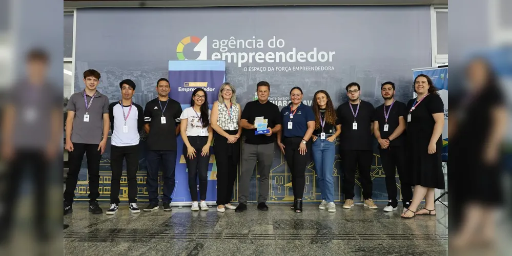 Denilson Baitala esteve presente durante a entrega do prêmio