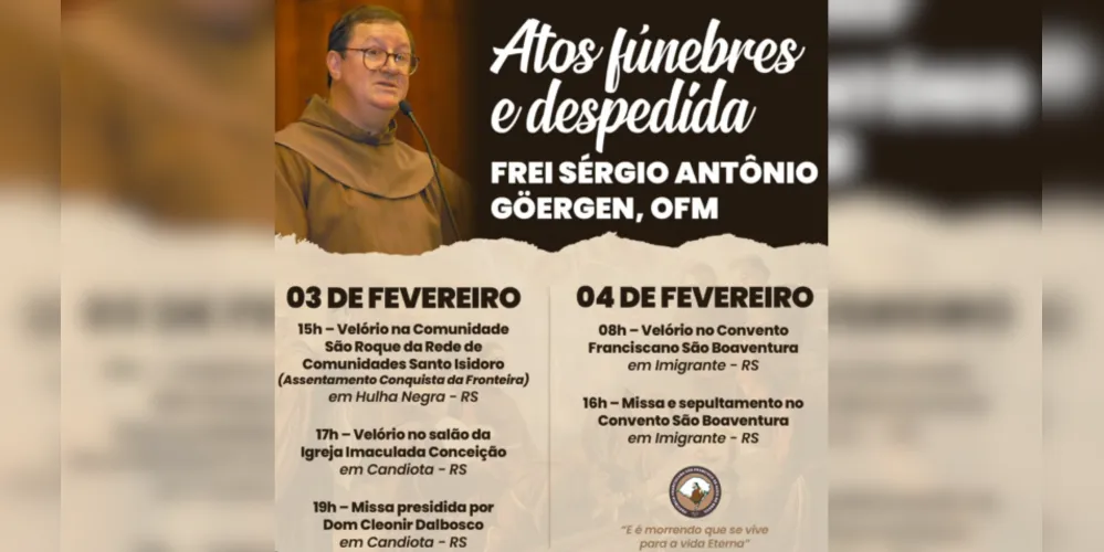 Imagem ilustrativa da imagem Morre Frei Sérgio Grörgen, ex-deputado do PT e fundador do MST, aos 70 anos