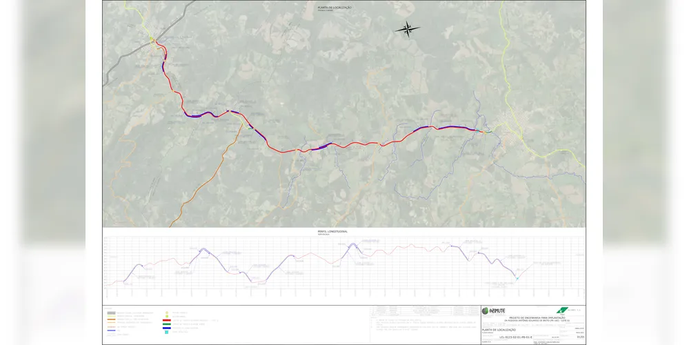 Trecho de ligação entre Imbaú e Reserva