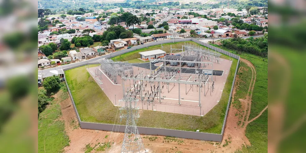 Subestação da Copel em Piraí do Sul