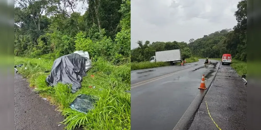 Colisão foi registrada na BR-373