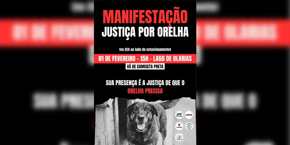 Manifestação acontece no próximo domingo (1º)