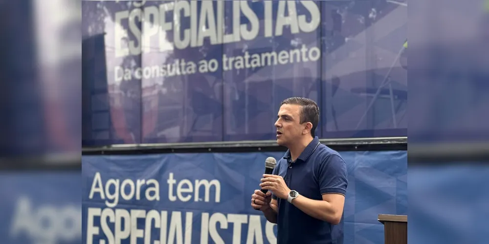 A ação nos Campos Gerais foi viabilizada pelo deputado federal Aliel Machado