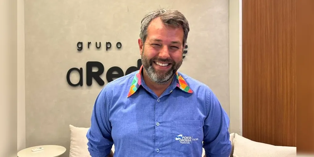 O secretário municipal de Cultura de Ponta Grossa, Alberto Portugal.