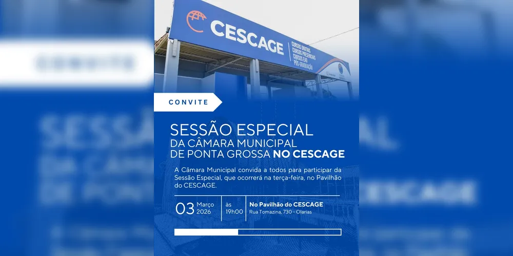 Confira mais detalhes do convite para o evento.