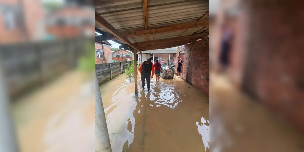 A Defesa Civil registrou atendimentos em inundações em Ponta Grossa no último ano.