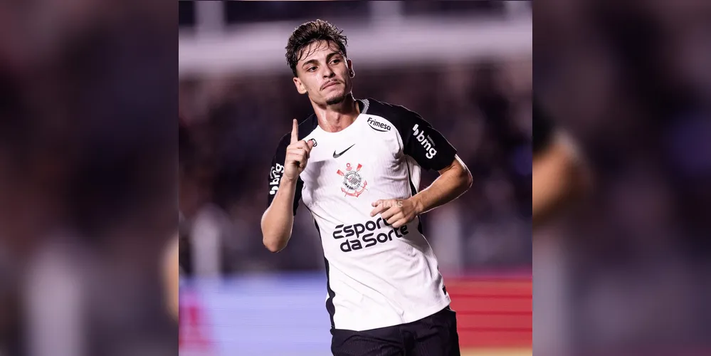 Breno Bidon na partida de abertura do Brasileirão do Corinthians, contra o Bahia, na Vila Belmiro