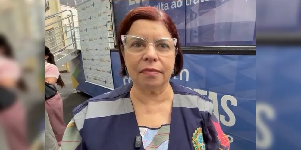 Superintendente estadual do Ministério da Saúde, Elizabete Matheus.