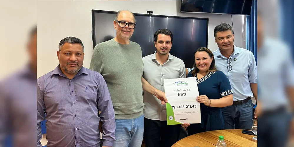 Estado repassa R$ 3,3 milhões para implusionar inovação em Irati, Prudentópolis e Castro