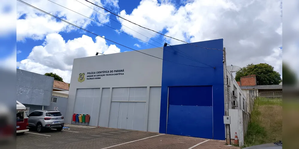 O IML terá seu serviço realizado na Unidade Técnico-Científica instalada em Telêmaco Borba