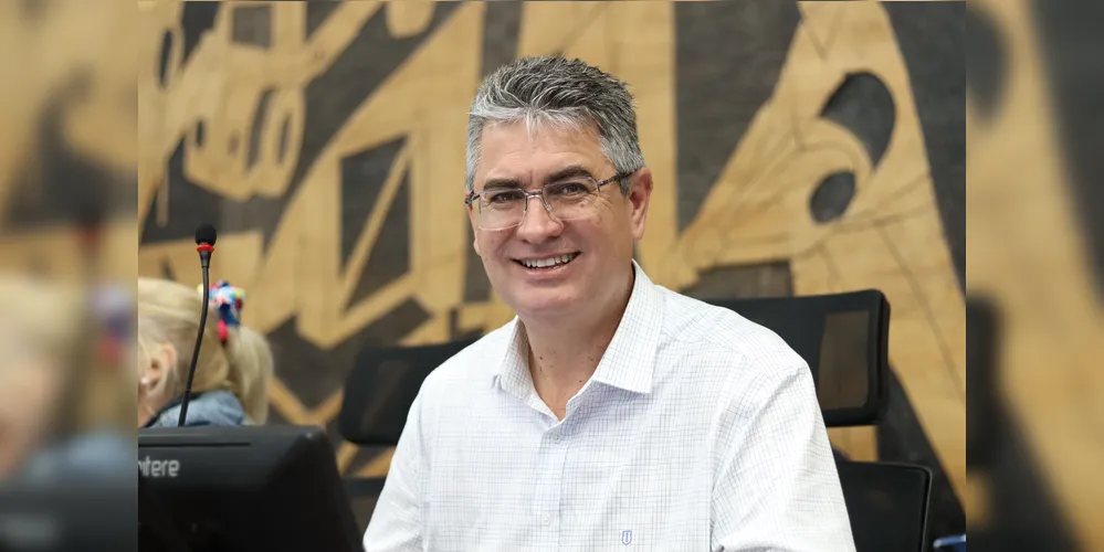 O presidente da Câmara Municipal de Ponta Grossa (CMPG), Julio Küller