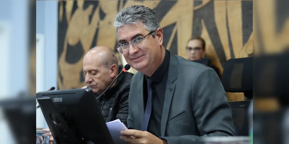 O presidente da Câmara Municipal de Ponta Grossa (CMPG), Julio Küller.