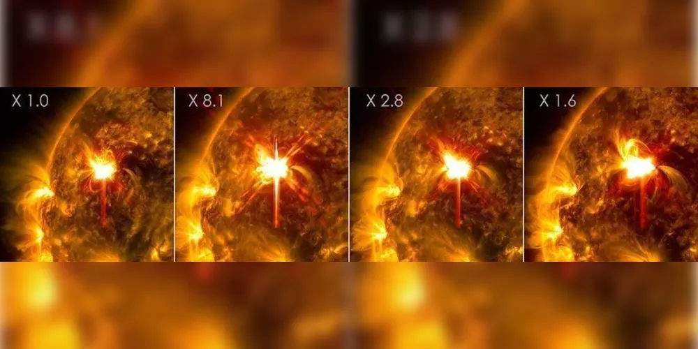 Imagem ilustrativa da imagem Tempestade solar atingirá a Terra após megaerupção no Sol, alerta Nasa