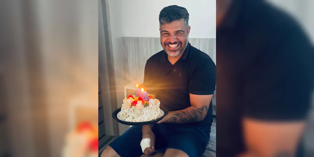 João Luiz Salles, de 40 anos, precisou fazer a cirurgia após seu quadro se agravar