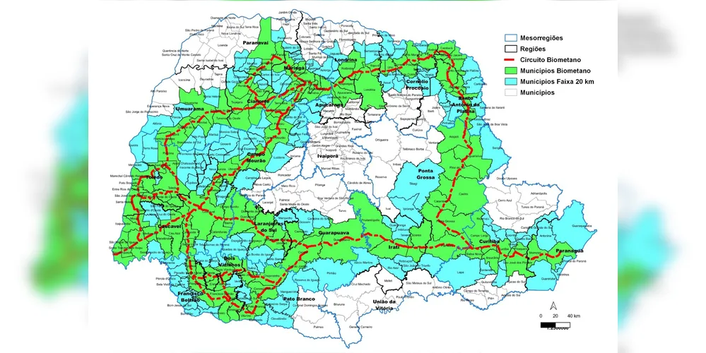 Circuito do Biometano envolve 19 municípios da região