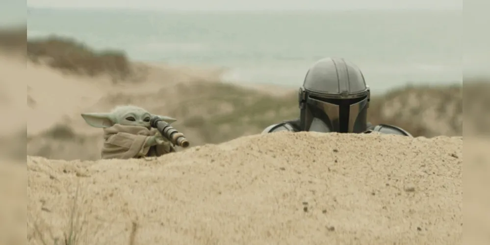 Em “Star Wars: O Mandaloriano e Grogu”, a dupla encara novos desafios enquanto tenta proteger o futuro da galáxia