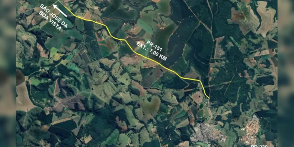 A obra vai contemplar 7 quilômetros da rodovia, entre o km 173+538 ao km 166+538