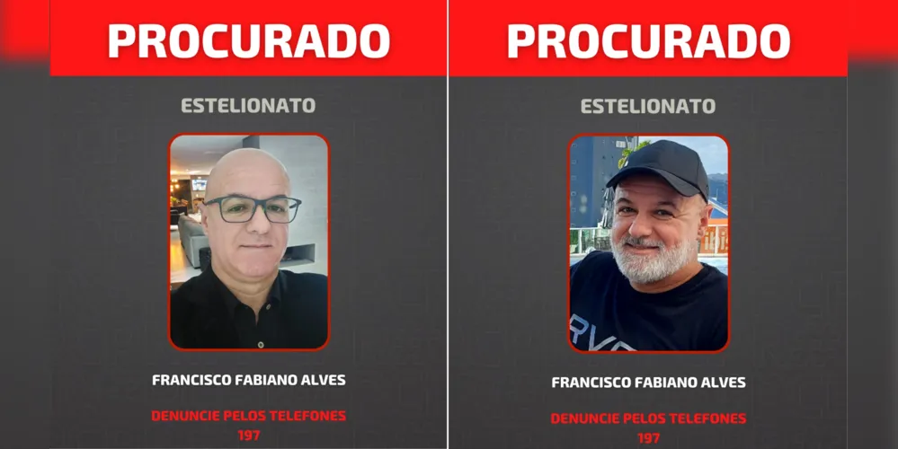 Francisco Fabiano Alves, procurado pela Polícia