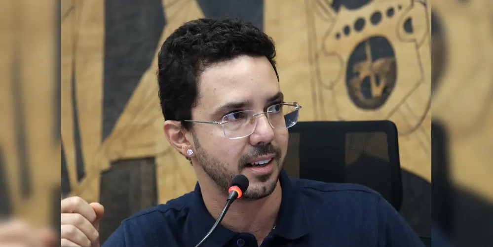 O vereador Dr. Erick (PV), autor do Projeto de Lei 409/2025