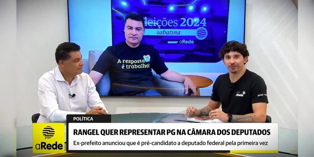 Entrevista com Marcelo Rangel aconteceu nos estúdios do Portal aRede