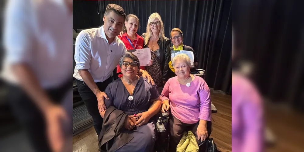 Deputado estadual Marcelo Rangel em evento com entidades assistenciais, educacionais e filantrópicas dos Campos Gerais