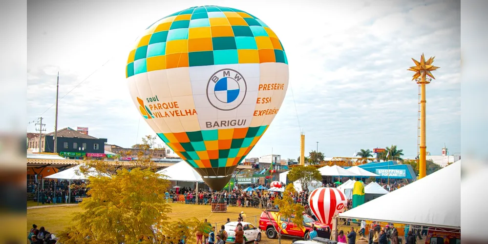 Na última edição, público pode praticar o balonismo durante o 'Festival'