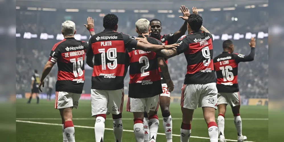 Flamengo venceu o Galo por 4 x 0 na Arena MRV