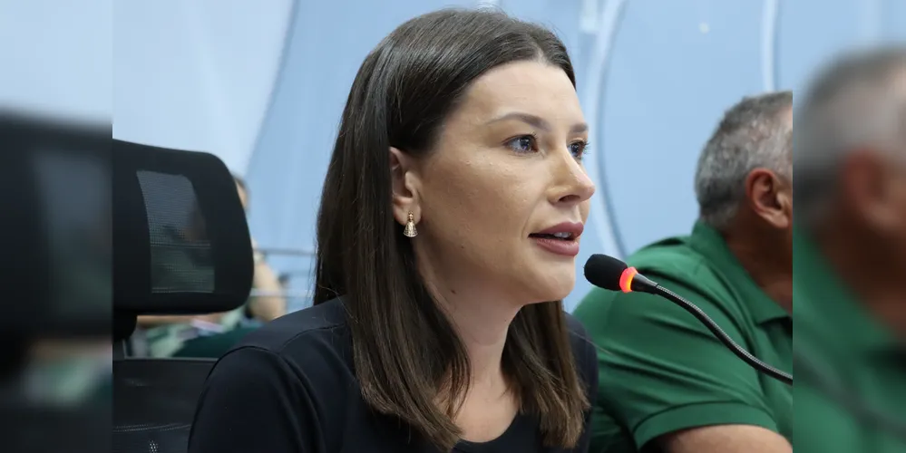 A vereadora Joce Canto (Progressistas), autora do Projeto de Lei n° 316/2025