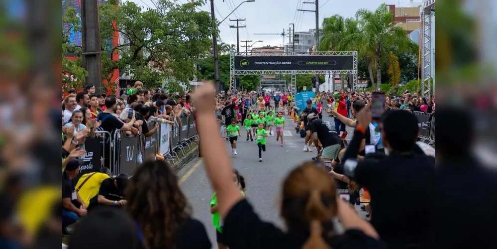 Imagem ilustrativa da imagem Maratoninha reúne cerca de 500 crianças em Guaratuba
