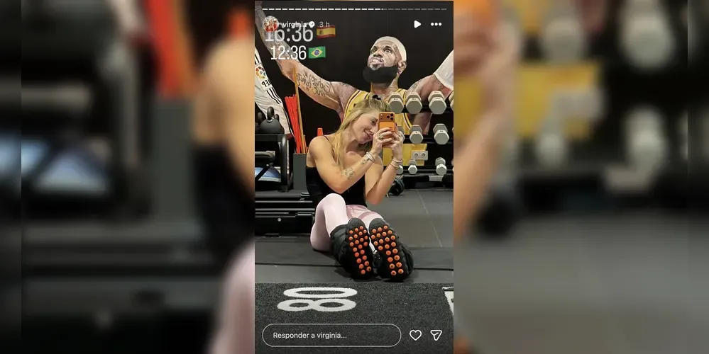 Imagem ilustrativa da imagem Saiba quanto custa o presente que Vini Jr deu para Virginia aliviar a ansiedade