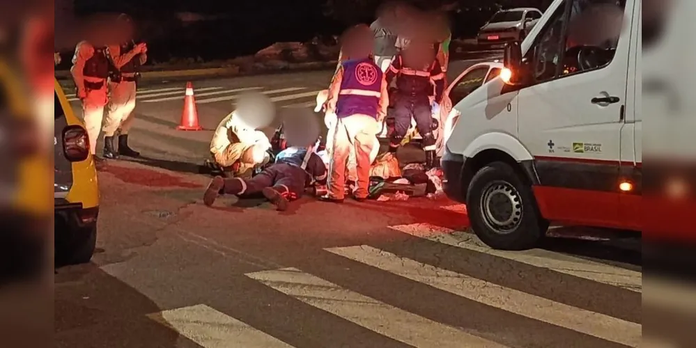 Equipes do Corpo de Bombeiros e do Serviço de Atendimento Móvel de Urgência (Samu) tentaram reanimar a vítima