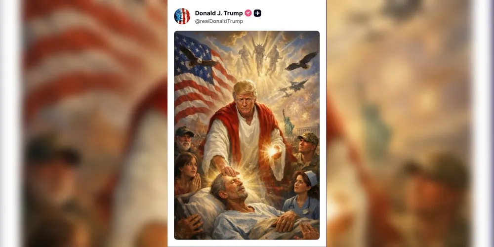 Publicação de Trump