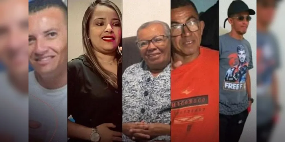 Cinco pessoas da mesma família morreram no local
