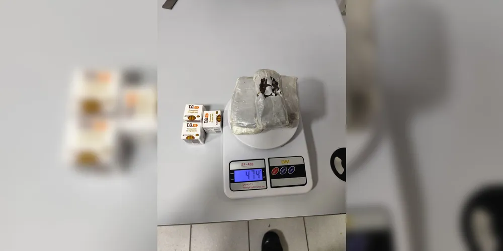 O material foi apreendido