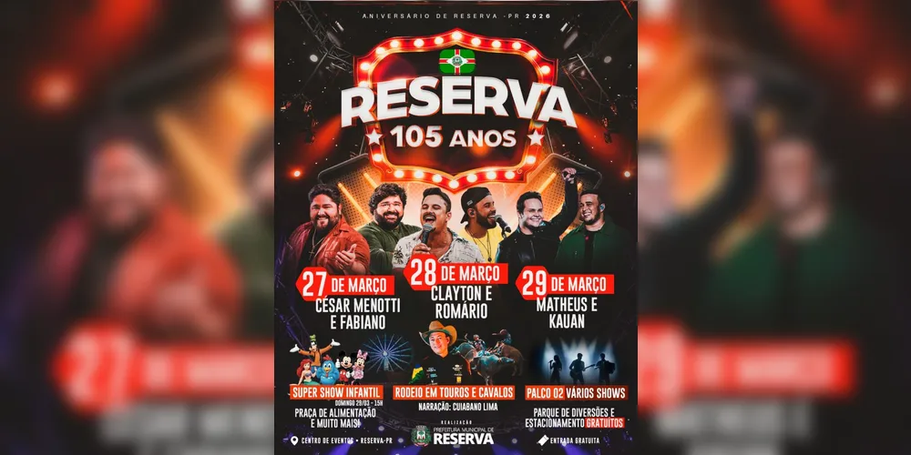 Confira a programação completa