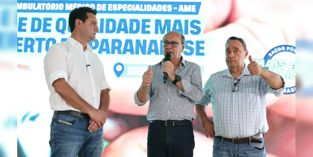 Ratinho Junior, Ary Carneiro Junior e Hussein Bakri