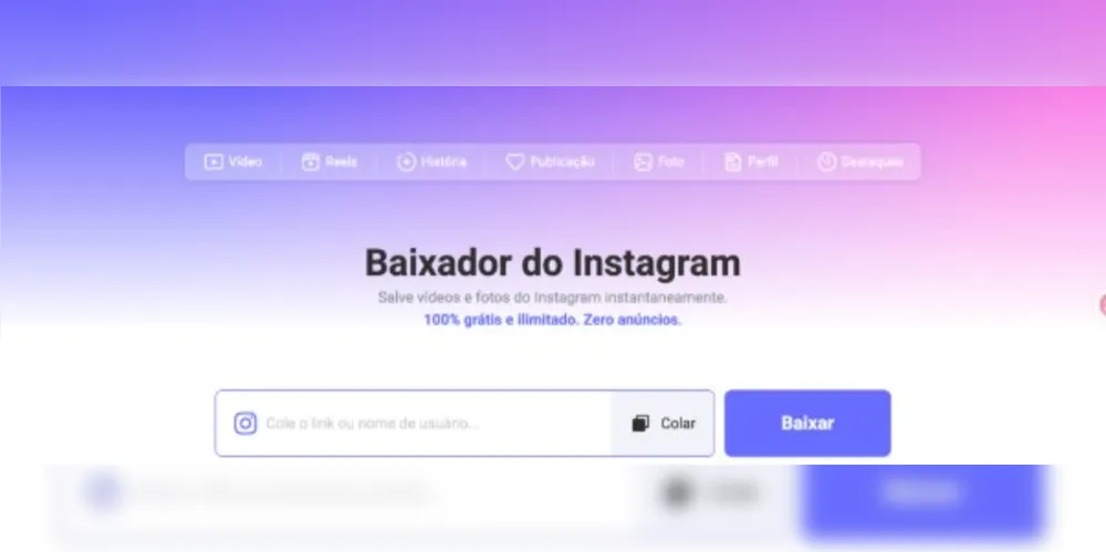 Imagem ilustrativa da imagem Snapgram: baixador de vídeos do Instagram para salvar conteúdos facilmente