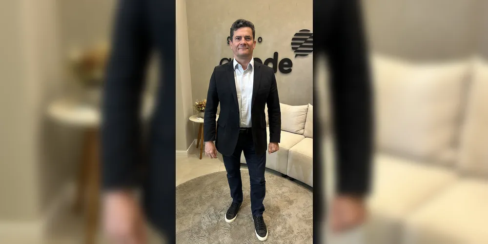 Sergio Moro visita Ponta Grossa para participar do evento de filiação ao Partido Liberal (PL) de Elizabeth Schmidt