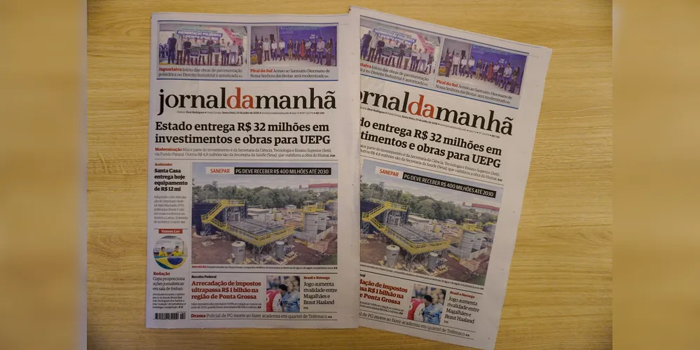 Ao longo dos anos, o Jornal da Manhã (JM) assumiu um papel protagonista, participando ativamente da construção da história regional.