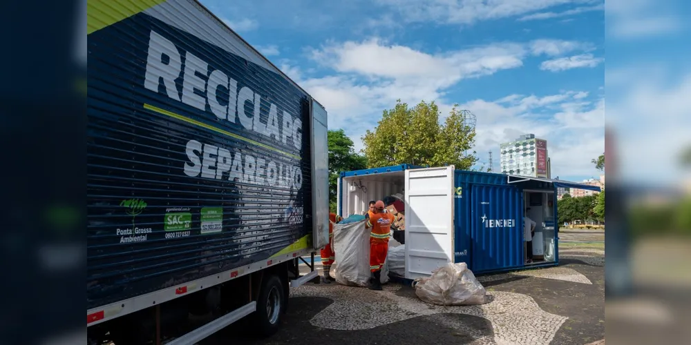 Recicla PG já ultrapassa marca de 50 toneladas de materiais recebidos