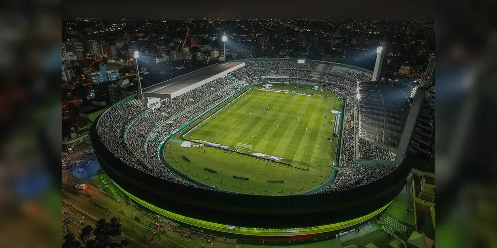 Estádio Couto Pereira, no Alto da Glória, em Curitiba